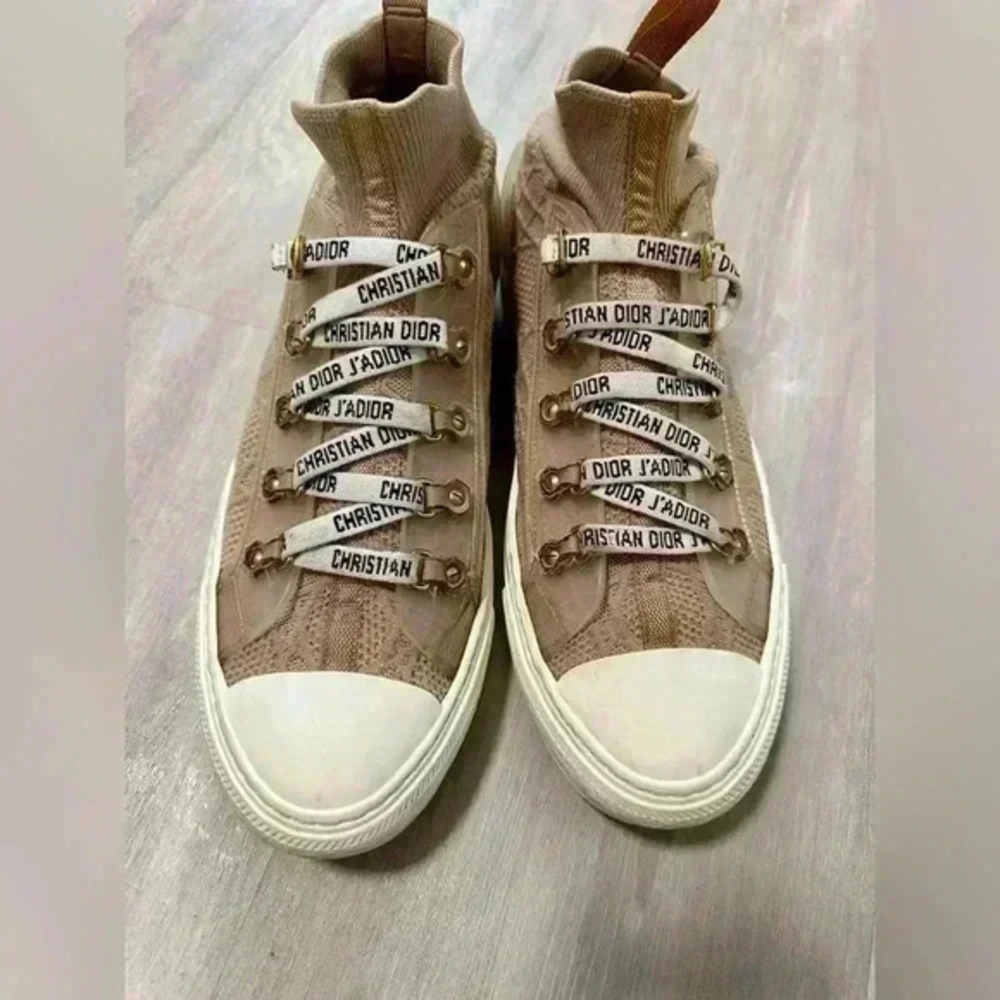 Dior WALK'N'DIOR‎ SNEAKER Nude Cannage Technical Mesh size 40 - Picture 9 of 9